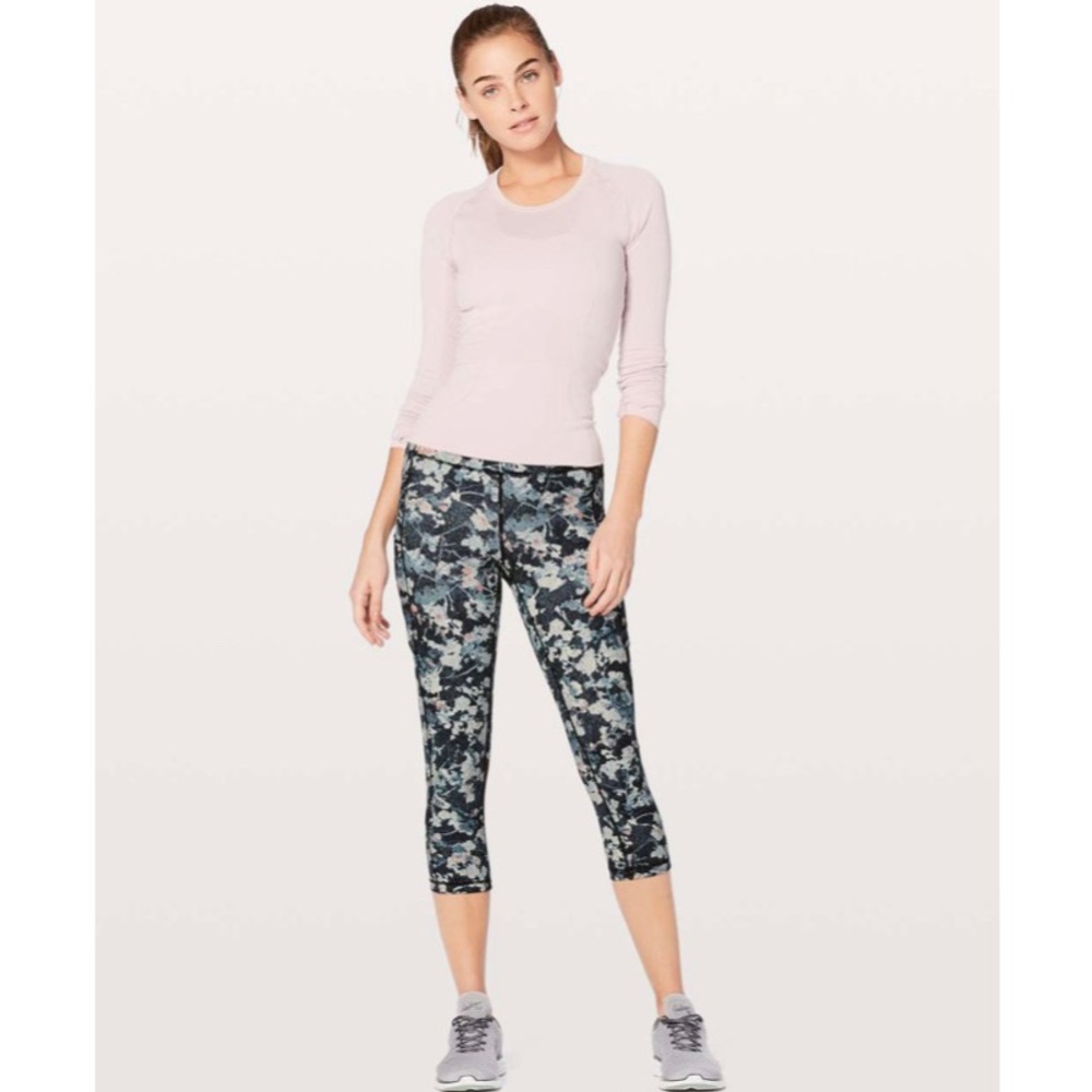 Lululemon Speed Up Crop *21" Spring Bloom Multi - Picture 2 of 9